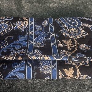 Blue and Beige Paisley CD holder